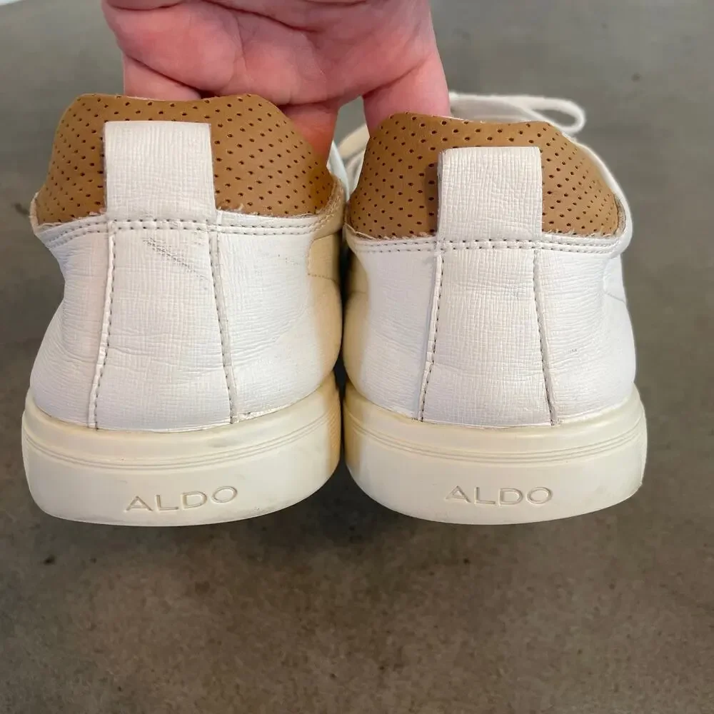 ALDO Kailiclya White Mens Low Top fashion sneaker shoes size 13